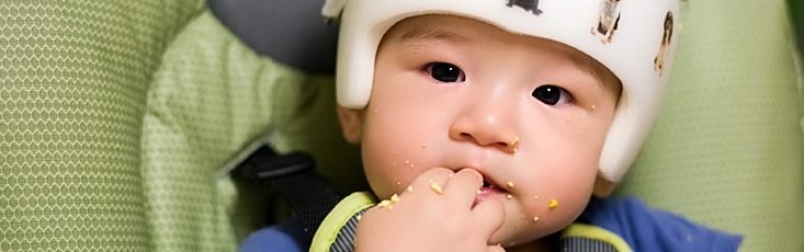 Devon Eating Egg Yolk